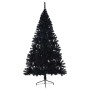 Árbol de Navidad Artificial Preiluminado Negro 210 cm PVC en Decoración Festiva y Estacional | Comprar online en Foru.es