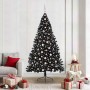 Árbol de Navidad Artificial Preiluminado Negro 210 cm PVC en Decoración Festiva y Estacional | Comprar online en Foru.es