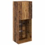 Unidades de TV de Pared con LED 5 pcs Madera vieja 40,5 x 30 x 102 cm en Muebles TV | Comprar online en Foru.es