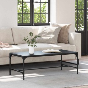 Mesa de Café Roble Negro 100 x 50 x 35 cm Madera de ingeniería en Mesas de centro | Comprar online en Foru.es