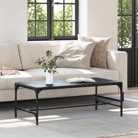 Mesa de Café Roble Negro 100 x 50 x 35 cm Madera de ingeniería en Mesas de centro | Comprar online en Foru.es