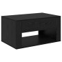Mesa de Café Roble Negro 80 x 50 x 40 cm Madera contrachapada en Mesas de centro | Comprar online en Foru.es