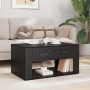 Mesa de Café Roble Negro 80 x 50 x 40 cm Madera contrachapada en Mesas de centro | Comprar online en Foru.es