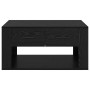 Mesa de Café Roble Negro 80 x 50 x 40 cm Madera contrachapada en Mesas de centro | Comprar online en Foru.es