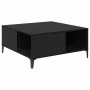 Mesa de Café Roble Negro 80 x 80 x 36,5 cm Madera contrachapada en Mesas de centro | Comprar online en Foru.es