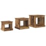 Mesa de Café 3 pcs Madera Vieja Madera contrachapada en Mesas de centro | Comprar online en Foru.es