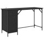Escritorio de Computadora Roble Negro 131 x 48 x 75 cm en Oficina | Comprar online en Foru.es