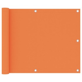 Toldo para balcón tela oxford naranja 75x500 cm en Sombrillas | Comprar online en Foru.es
