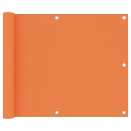 Toldo para balcón tela oxford naranja 75x500 cm en Sombrillas | Comprar online en Foru.es