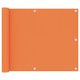 Toldo para balcón tela oxford naranja 75x500 cm en Sombrillas | Comprar online en Foru.es