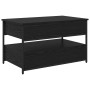 Mesa de Café Roble Negro 85 x 50 x 50 cm Madera de ingeniería en Mesas de centro | Comprar online en Foru.es