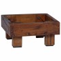 Soporte de plantas 3 pcs Marrón Madera de Caoba en Soportes para macetas | Comprar online en Foru.es