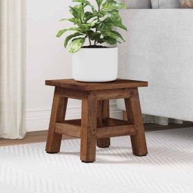 Taburete Natural 26 x 26 x 26 cm Madera de Caoba en Taburetes y sillas plegables | Comprar online en Foru.es