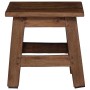 Taburete Natural 26 x 26 x 26 cm Madera de Caoba en Taburetes y sillas plegables | Comprar online en Foru.es