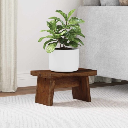 Taburete Natural 29 x 20 x 17 cm Madera de Caoba en Taburetes y sillas plegables | Comprar online en Foru.es