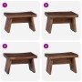 Taburete Natural 29 x 20 x 17 cm Madera de Caoba en Taburetes y sillas plegables | Comprar online en Foru.es