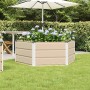 Jardinera Marfil 129 x 129 x 45 cm Acero en Macetas y jardineras | Comprar online en Foru.es