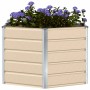 Jardinera Marfil 129 x 129 x75 cm Acero en Macetas y jardineras | Comprar online en Foru.es