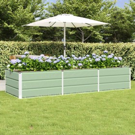 Jardinera Verde 240 x 80 x 45 cm Acero en Macetas y jardineras | Comprar online en Foru.es