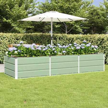 Jardinera Verde 240 x 80 x 45 cm Acero en Macetas y jardineras | Comprar online en Foru.es