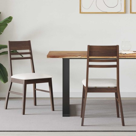 Sillas de comedor 2 pcs Marrón Claro 43 x 54 x 89 cm en Sillas de comedor | Comprar online en Foru.es