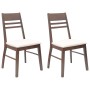 Sillas de comedor 2 pcs Marrón Claro 43 x 54 x 89 cm en Sillas de comedor | Comprar online en Foru.es