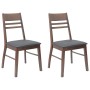 Sillas de comedor 2 pcs Marrón Claro 43 x 54 x 89 cm en Sillas de comedor | Comprar online en Foru.es