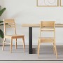 Sillas de comedor 2 pcs Natural 43 x 54 x 89 cm en Sillas de comedor | Comprar online en Foru.es