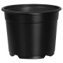 Maceta de flores 100 pcs Negro Ø 15 x 12.5 cm Plástico en Macetas y jardineras | Comprar online en Foru.es