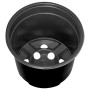 Maceta de flores 100 pcs Negro Ø 15 x 12.5 cm Plástico en Macetas y jardineras | Comprar online en Foru.es