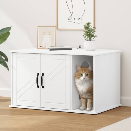 Casa para Gatos 85 x 55 x 50 cm Madera de ingeniería en Mobiliario para gatos | Comprar online en Foru.es