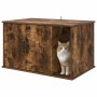 Casa para Gatos Roble ahumado 85 x 55 x 50 cm en Mobiliario para gatos | Comprar online en Foru.es