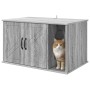 Casa para Gatos Gris Sonoma 85 x 55 x 50 cm en Mobiliario para gatos | Comprar online en Foru.es