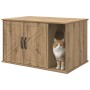 Casa para Gatos Roble Artesanal 85 x 55 x 50 cm en Mobiliario para gatos | Comprar online en Foru.es