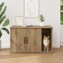 Casa para Gatos Roble Artesanal 85 x 55 x 50 cm en Mobiliario para gatos | Comprar online en Foru.es