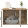 Casa para Gatos Roble Artesanal 85 x 55 x 50 cm en Mobiliario para gatos | Comprar online en Foru.es