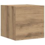 Mueble para TV de pared madera contrachapada artesanal 7 piezas en Muebles TV | Comprar online en Foru.es