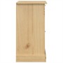 Cómoda cajonera Corona madera maciza de pino 112x48x91 cm en Baúles de almacenamiento | Comprar online en Foru.es