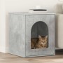 Casa para Gatos Concreto 53 x 52 x 62 cm Madera de ingeniería en Mobiliario para gatos | Comprar online en Foru.es