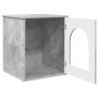 Casa para Gatos Concreto 53 x 52 x 62 cm Madera de ingeniería en Mobiliario para gatos | Comprar online en Foru.es