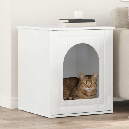 Casa para Gatos Brillante 53 x 52 x 62 cm Madera de ingeniería en Mobiliario para gatos | Comprar online en Foru.es