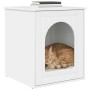 Casa para Gatos Brillante 53 x 52 x 62 cm Madera de ingeniería en Mobiliario para gatos | Comprar online en Foru.es