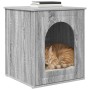 Casa para Gatos Gris Sonoma 53 x 52 x 62 cm en Mobiliario para gatos | Comprar online en Foru.es