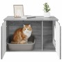 Casa para Gatos Gris Sonoma 85 x 55 x 53,5 cm en Mobiliario para gatos | Comprar online en Foru.es