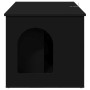 Casa para Gatos Negro 85 x 55 x 50,5 cm Madera de ingeniería en Mobiliario para gatos | Comprar online en Foru.es