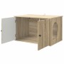 Casa para Gatos Sonoma 85 x 55 x 50,5 cm Madera de ingeniería en Mobiliario para gatos | Comprar online en Foru.es