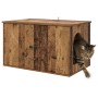 Casa para Gatos Madera vieja 85 x 55 x 50 cm en Mobiliario para gatos | Comprar online en Foru.es