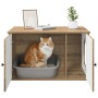 Casa para Gatos Roble Artesanal 85 x 55 x 50 cm en Mobiliario para gatos | Comprar online en Foru.es