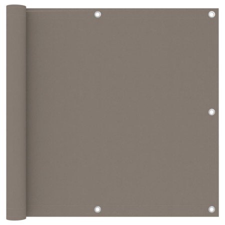 Toldo para balcón de tela oxford gris taupe 90x500 cm en Sombrillas | Comprar online en Foru.es
