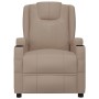 Sillón elevable cuero sintético color capuchino en Sillones | Comprar online en Foru.es